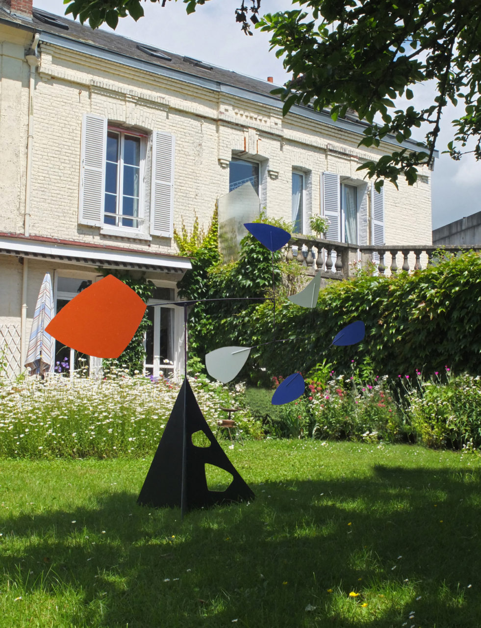 Alex Palenski paris normandie mobile extérieur de jardin stabile sculpture métal sur commande
