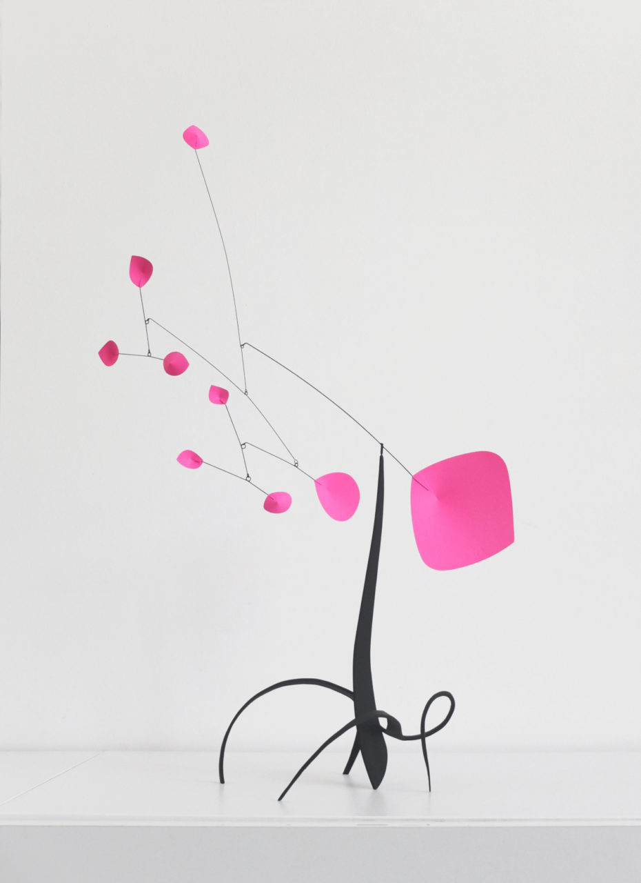 Alex Palenski stabile Cerisier rose 2020 sculpture mobile
